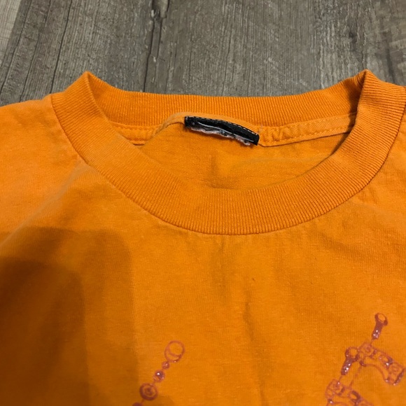 Harley-Davidson Orange Long Sleeve Shield Logo Tee - Picture 3 of 4